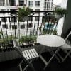 Bo ban ghe ban cong Bistro son trang xuat khau IKEA