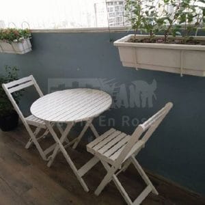 Bo ban ghe ban cong Bistro son trang xuat khau IKEA
