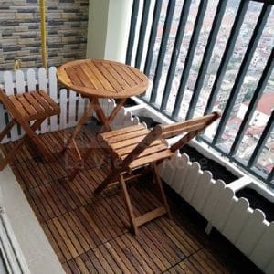 Bộ bàn ghế ban công Bistro xuất khẩu IKEA 7 Bo ban ghe ban cong Bistro xuat khau IKEA