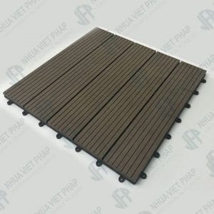 vỉ sàn ngoài trời nhựa composite đen