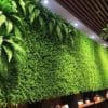 tường cây hoa decor quán cà phê