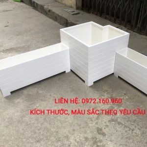 Chậu composite thiết kế chân liền