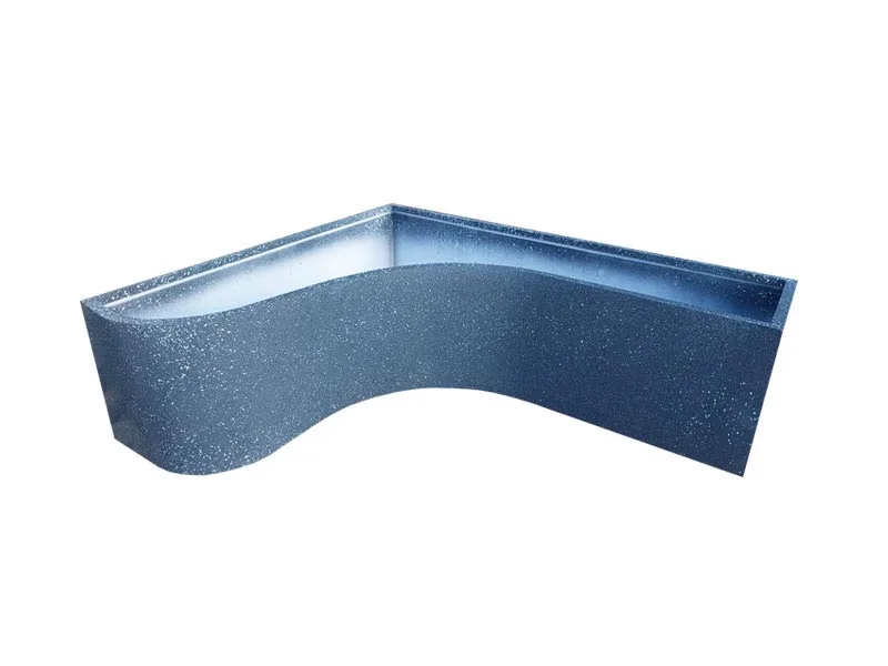 Thư Viện Mẫu Ban Công Đẹp | Ban Công Xinh 15 Chậu góc cong ban công 100x100x30