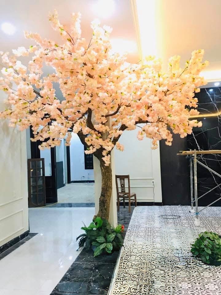 cây giả trang trí quán ăn, cafe