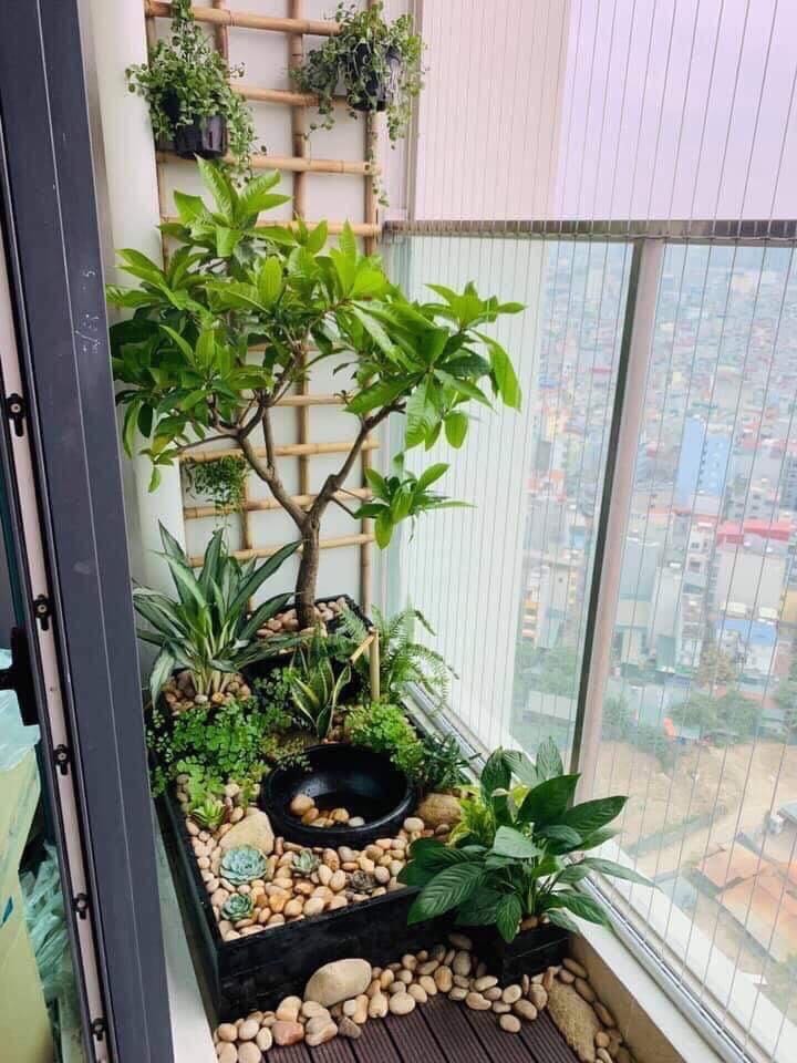 góc ban công nhỏ
