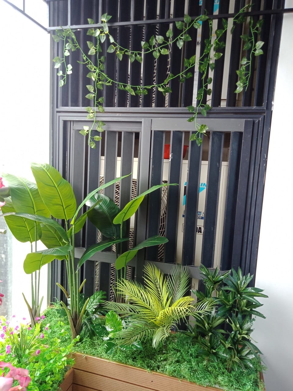 mẫu chậu cây giả