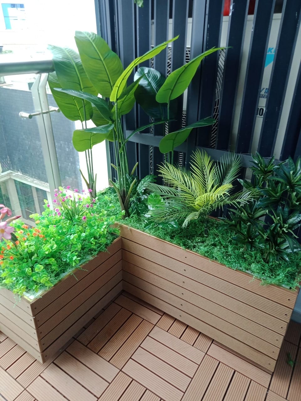 mẫu chậu cây giả