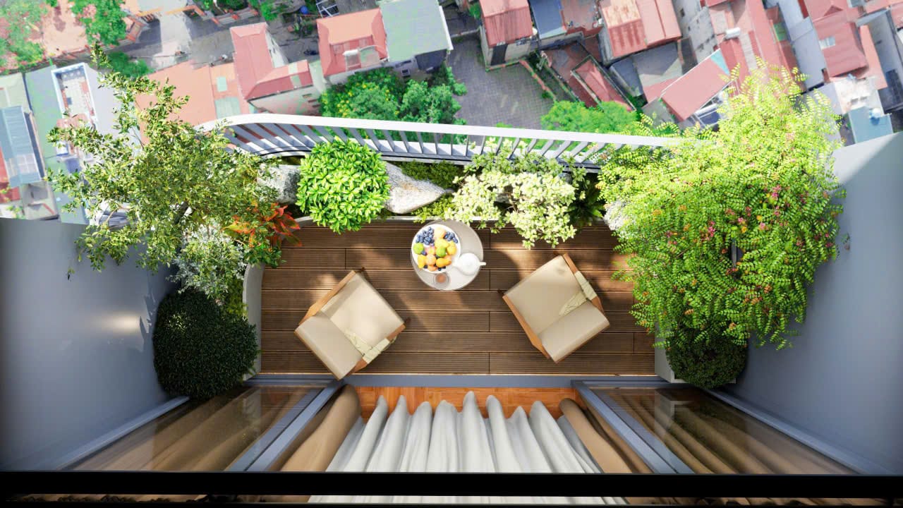 mẫu thiết kế ban công 3D