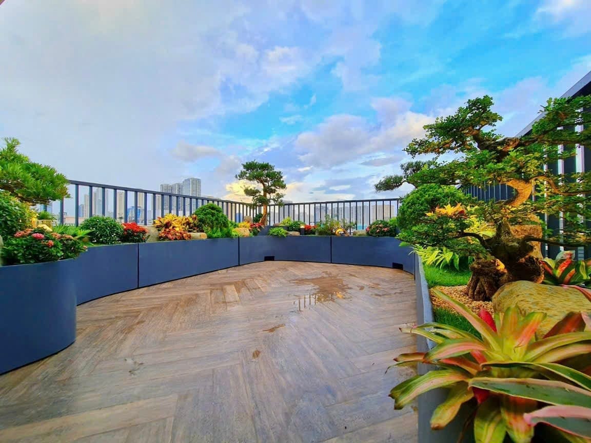 mẫu trang trí sân thượng đẹp