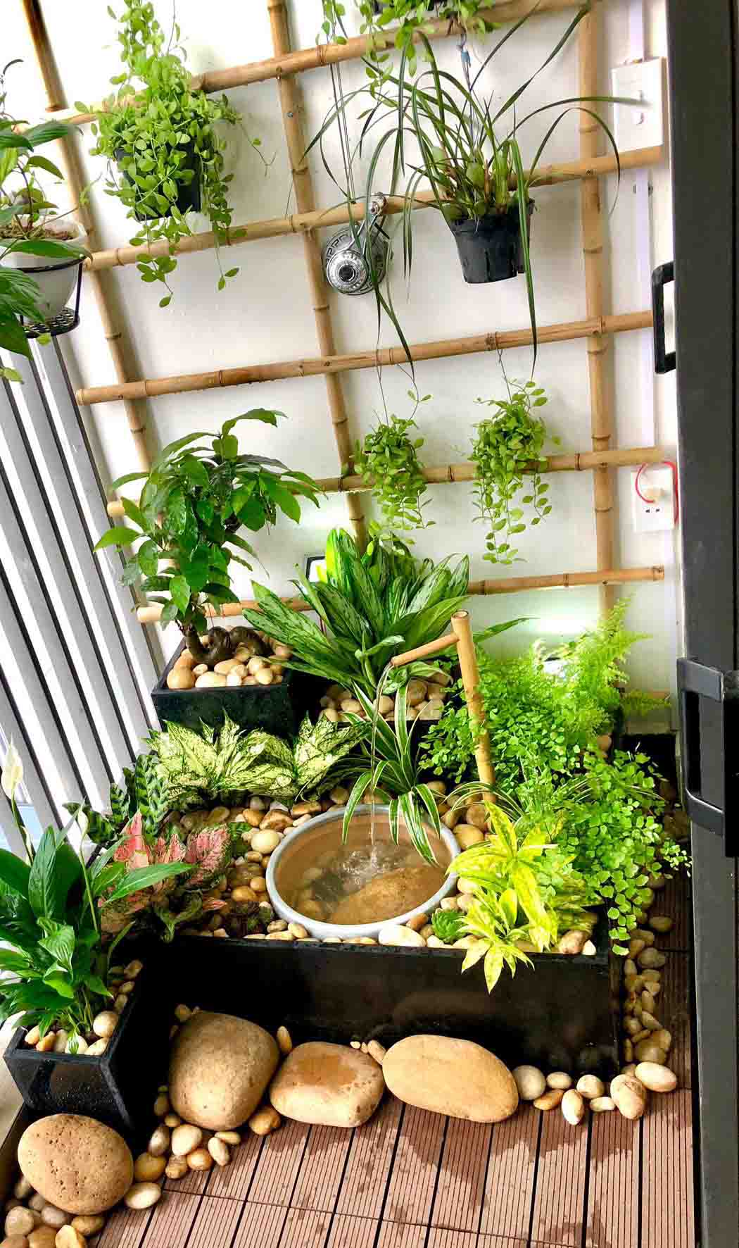 mẫu trang trí ban công chung cư imperia sky garden